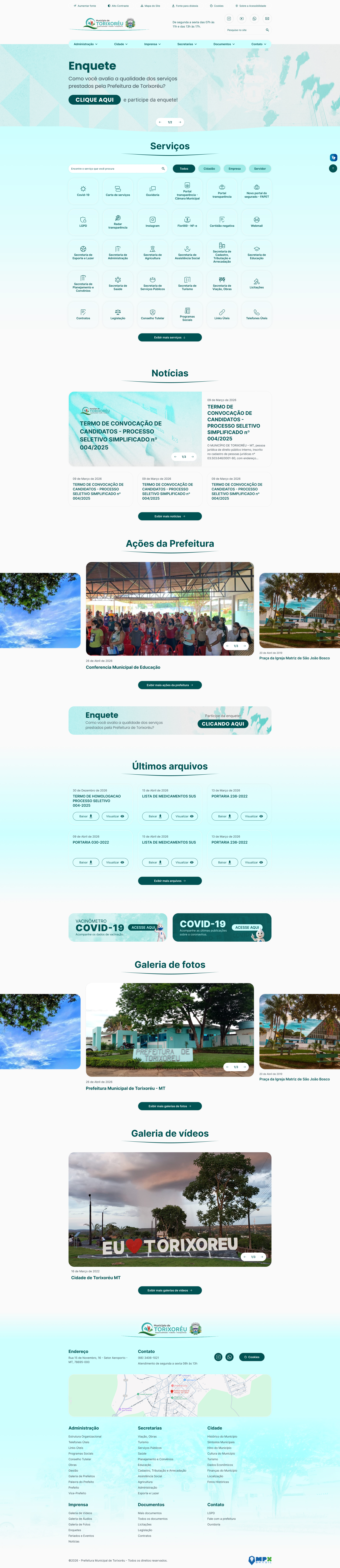 Layout PM Torixoréu